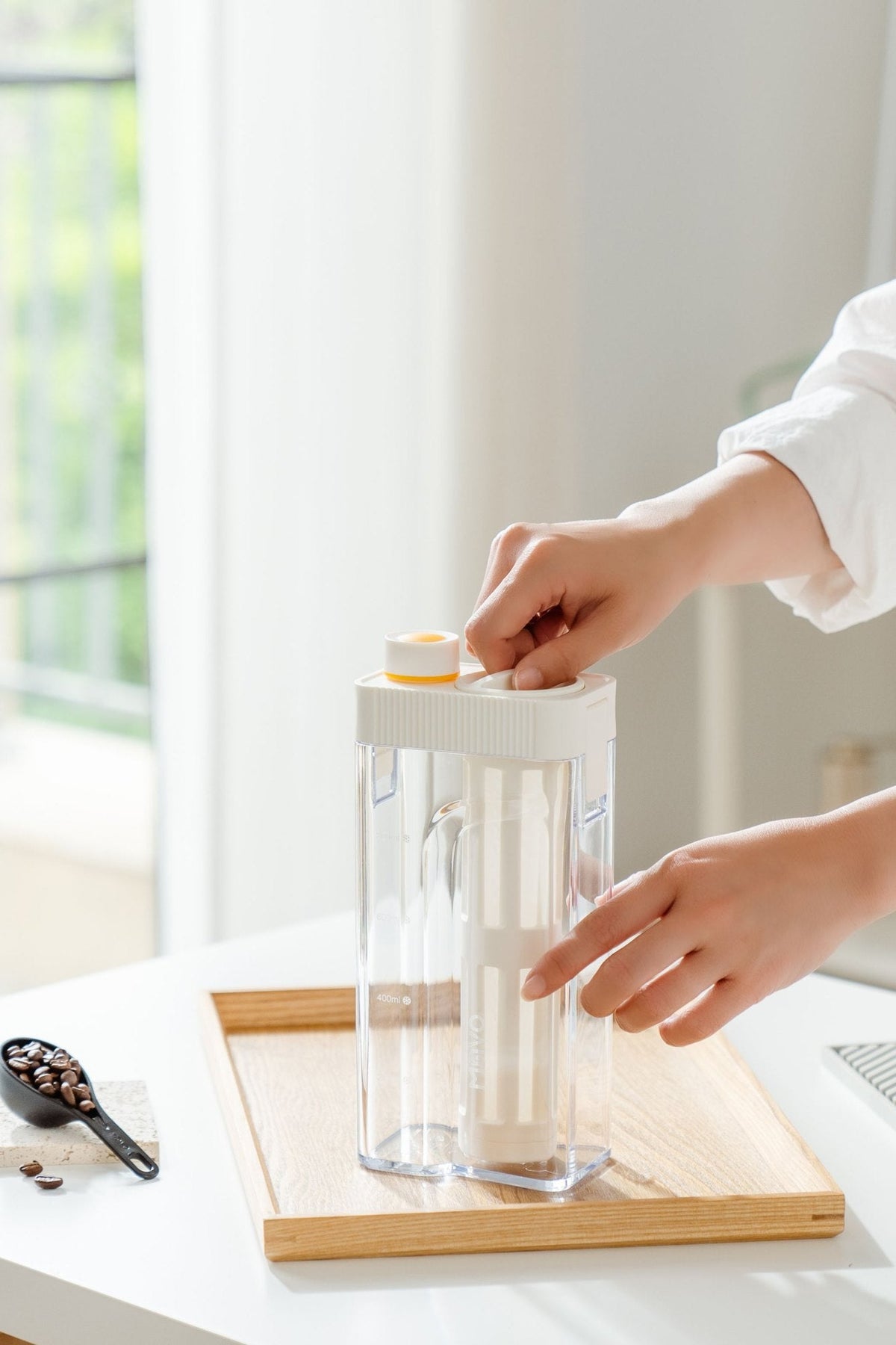 MAVO Crysbrick cold brewer, Ibis White