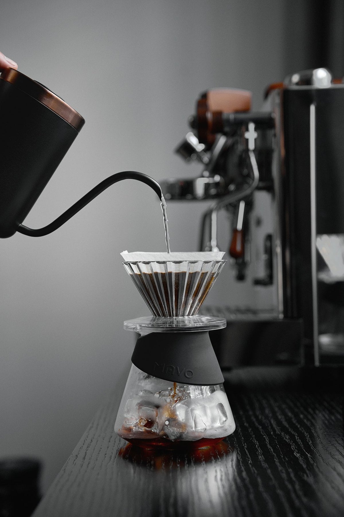 MAVO Crystaline coffee pot, 450 ml borosilikat cam server