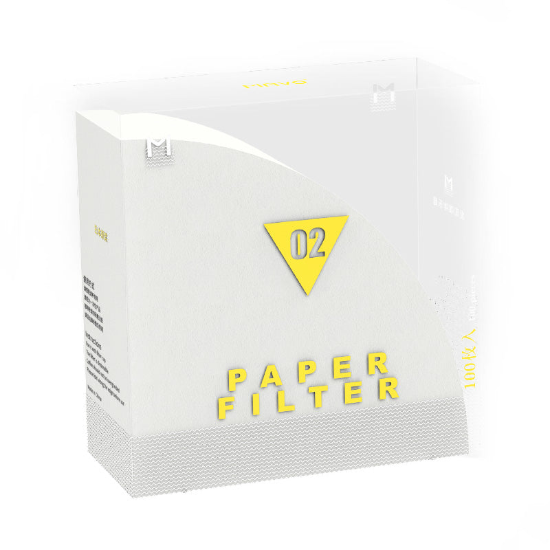 MAVO V02 konik filtre kağıdı, 100 yaprak paket
