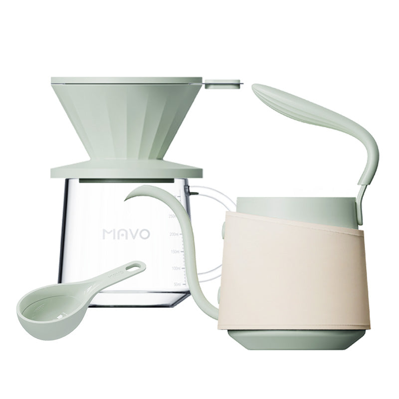 MAVO Little Whale pour over set, yeşil