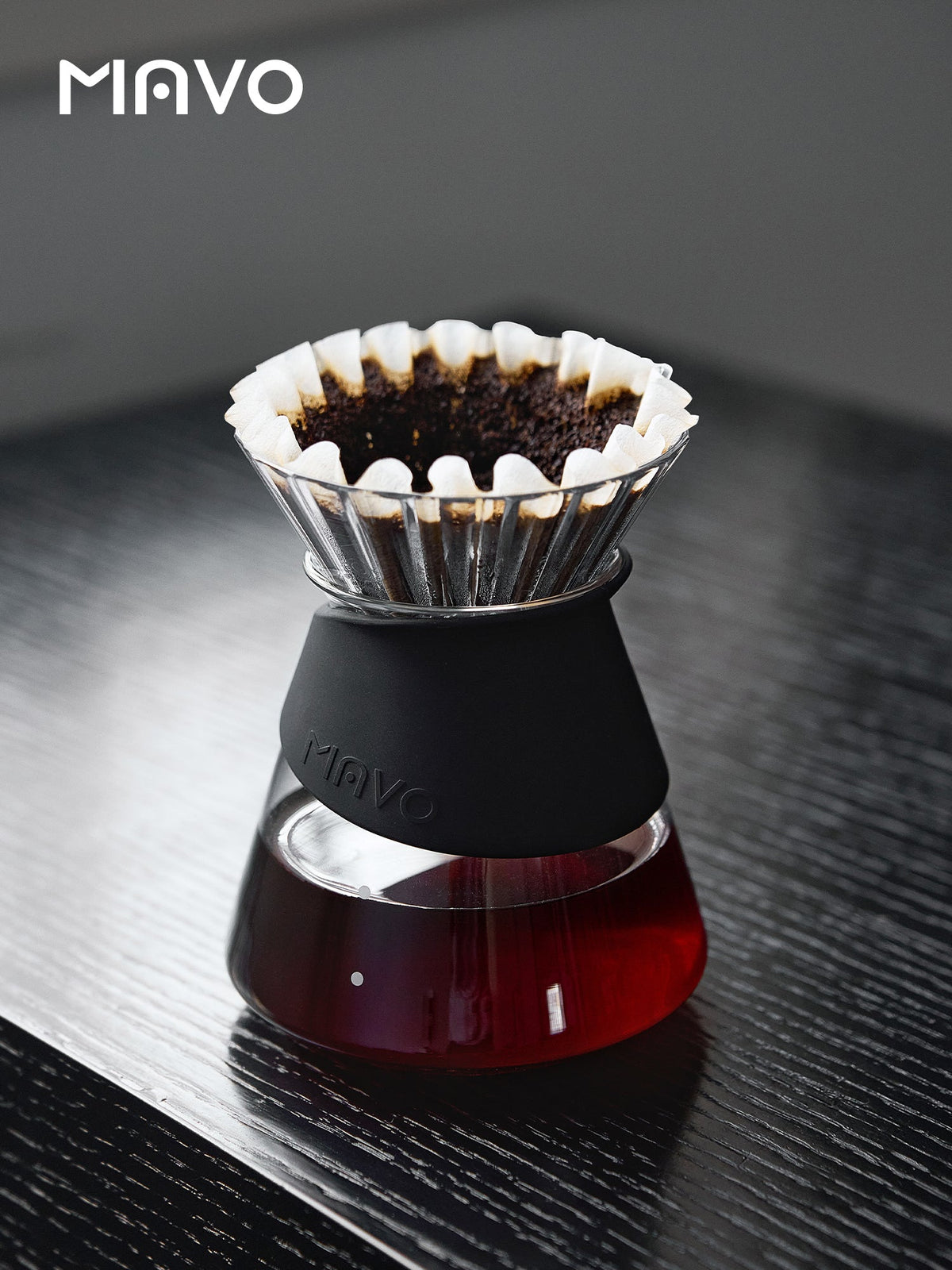 MAVO Startrate pour over dripper, şeffaf Tritan gövde