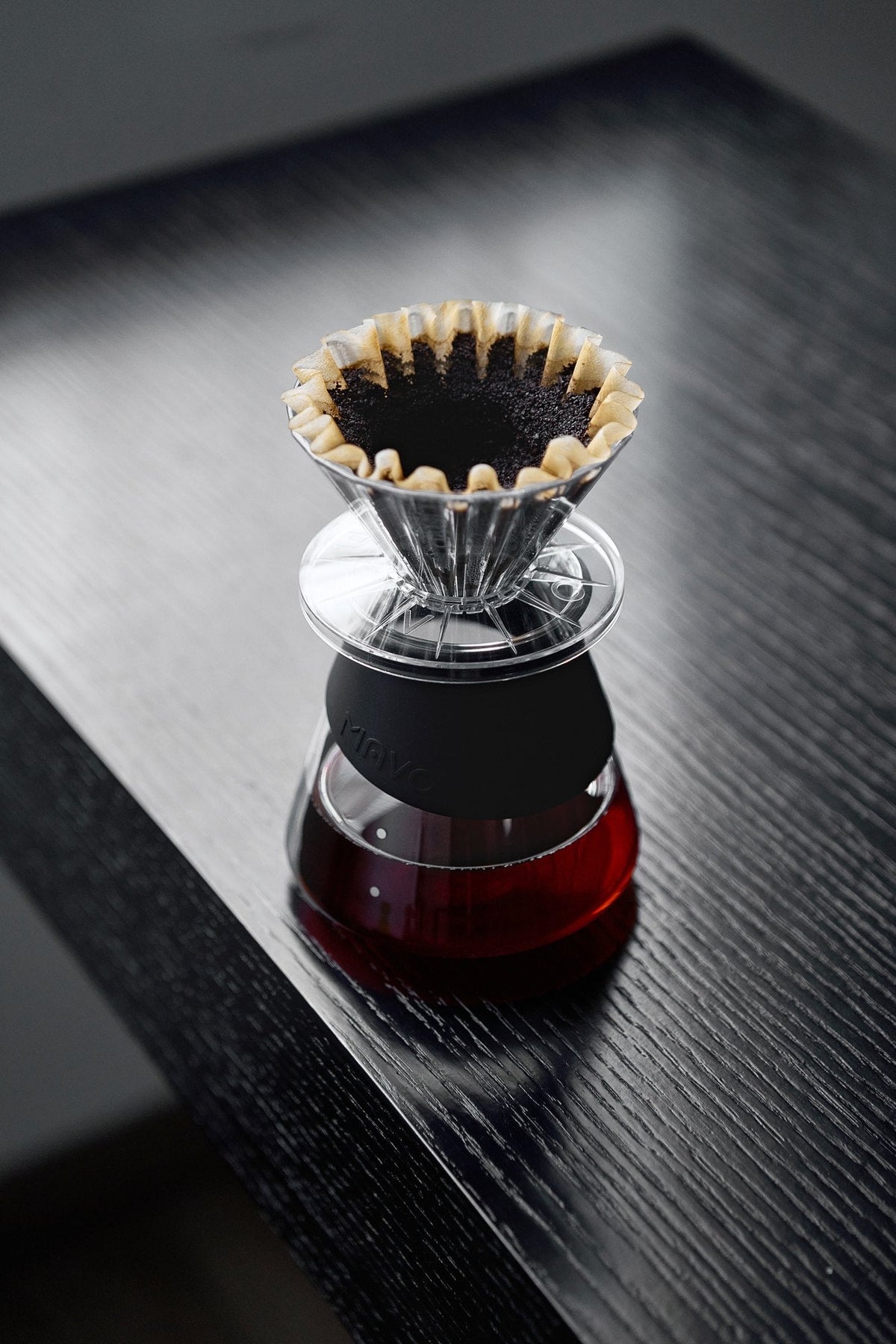 MAVO Startrate pour over dripper, şeffaf Tritan gövde